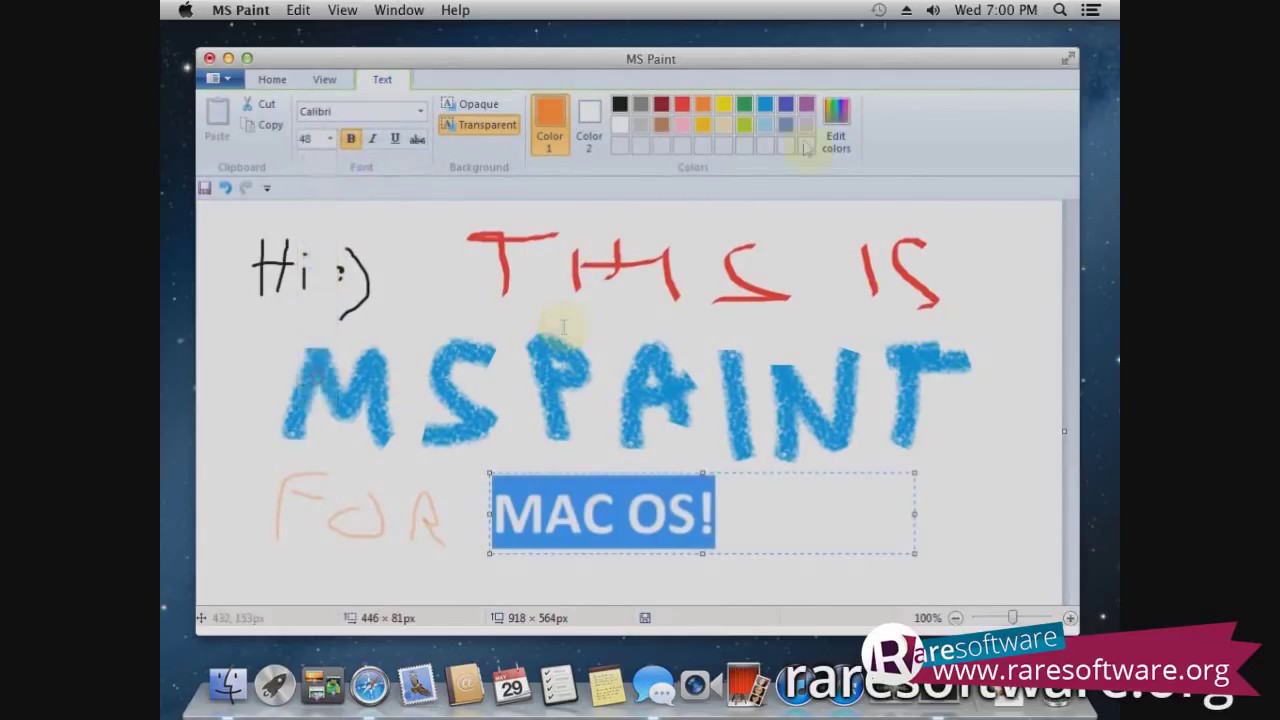 what is the paint program for mac